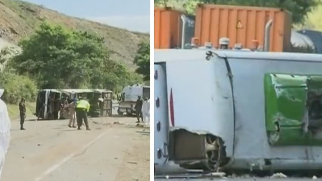 Tragedija Kolumbijoje: per autobuso avariją žuvo mažiausiai 13 žmonių