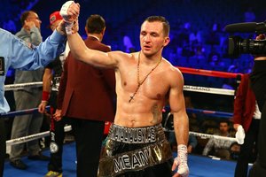 Boksininkas E. Kavaliauskas JAV laukia kovos dėl čempiono diržo