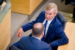 Paklaustas apie „Gyvulių ūkio“ atspindžius biudžete, V. Pranckietis prabilo apie gyvulių skaičių