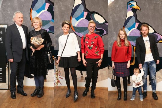 Į parodos atidarymą rinkosi žinomi veidai