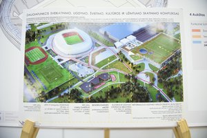 „Vilniaus nacionalinis stadionas” pristatė gražų projektą, bet patiems teks aiškintis teisme