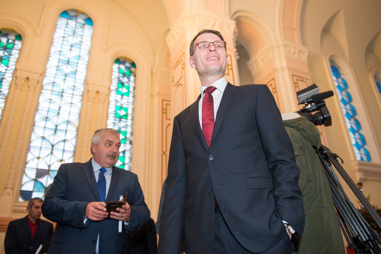 Spaudos konferencijos akimirka.<br> J.Stacevičiaus nuotr.