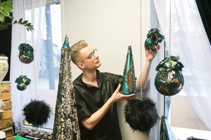 Karolis Murauskas sukūrė išskirtines Kalėdų puošmenas