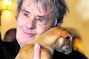 Paskutinis Alaino Delono noras: būti palaidotam šalia savo augintinių