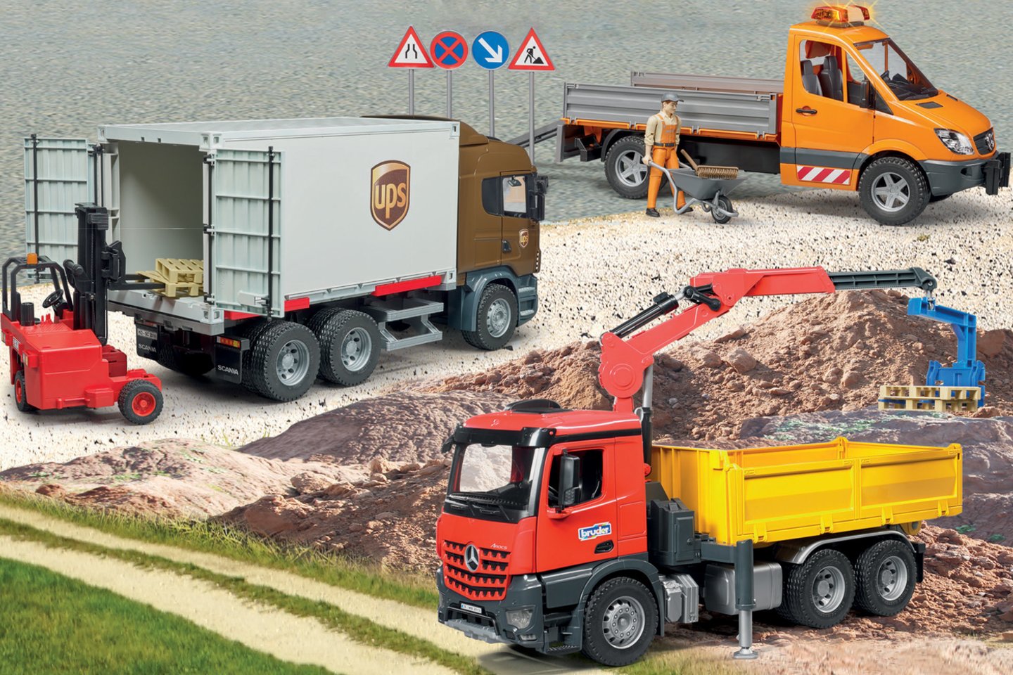  „Bruder“ pristato daugybę sunkvežimių ir kitos technikos.