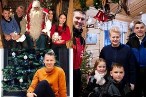 Asmenukėse – Šarūno Jasikevičiaus ir Rolando Mackevičiaus susitikimas su Kalėdų seneliu