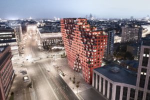 Naujas štrichas Maskvai: kyla išskirtinis daugiabutis sostinės grietinėlei