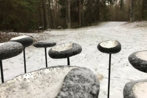 Europos parką papildė islandų menininkės kūrinys – plieno, akmens ir sidabro instaliacija