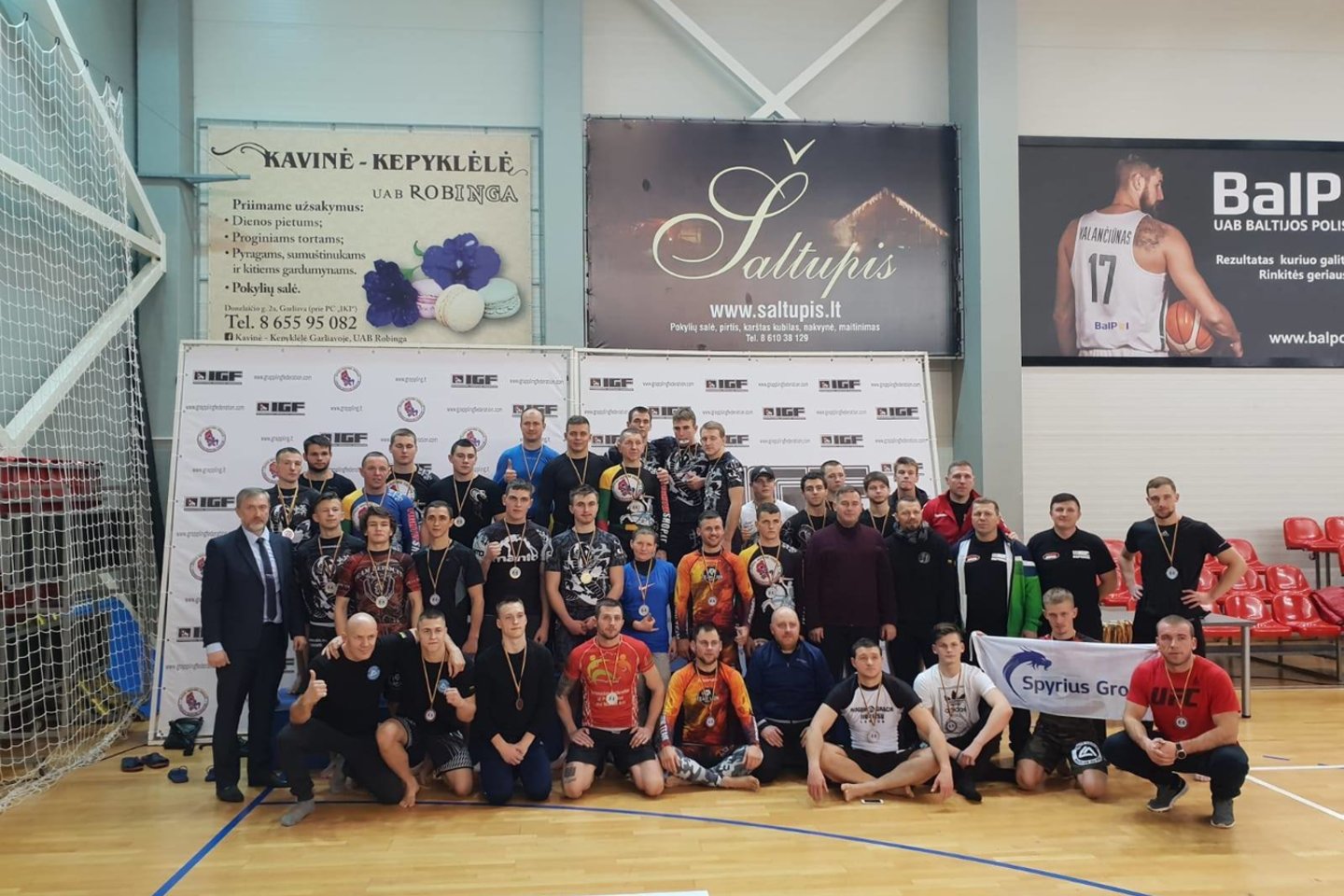  Lietuvos graplingo čempionate pasaulio čempionas liko antras.