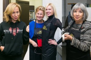 Žinomos moterys popietę skyrė alkstančiųjų gelbėjimui