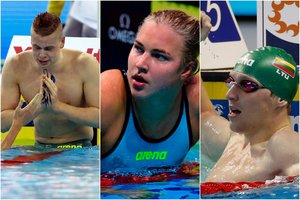S. Bilis ir D. Rapšys pateko į pasaulio čempionato pusfinalį, R. Meilutytė vėl strigo atrankoje
