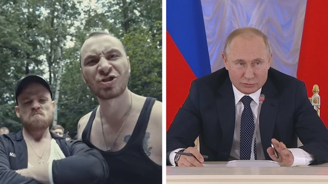 V. Putinas užsimojo kontroliuoti reperių dainas, kurios šalį veda į pražūtį
