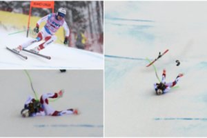 Italijoje – šiurpus slidininko epizodas, kurio jis dar ilgai nenorės prisiminti