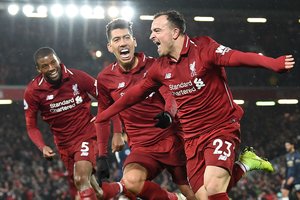 Anglijos milžinų mūšyje – „Liverpool“ pergalė prieš „Manchester United“