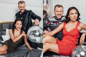 Julija ir Laurynas Žižiai pristatė tviskančius įvaizdžius šventėms