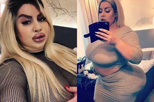 Milžiniškas porcijas suvalgantis modelis tiki – taip turi atrodyti tikra moteris