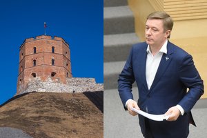 Ramūnas Karbauskis nori skubiai gelbėti Gedimino kalną dėl kylančios grėsmės