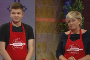Edita Mildažytė su sūnumi Mykolu susirėmė kulinarinėje kovoje 