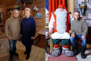 Ką Laplandijoje E. Žičkui atskleidė Kalėdų Senelis ir Lietuvos prezidentė?