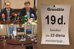 Mokytojai po išleistuvių ministerijoje saulę pasitiks Vilniuje: R. Masiulis skendo glėbyje