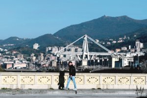 Genujos meras paskelbė gerą žinią tilto griūties tragediją išgyvenusiam miestui