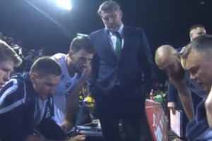 Kitokia „Žalgirio“ pertraukėlė: Šaro pokštas, prajuokinęs žalgiriečius