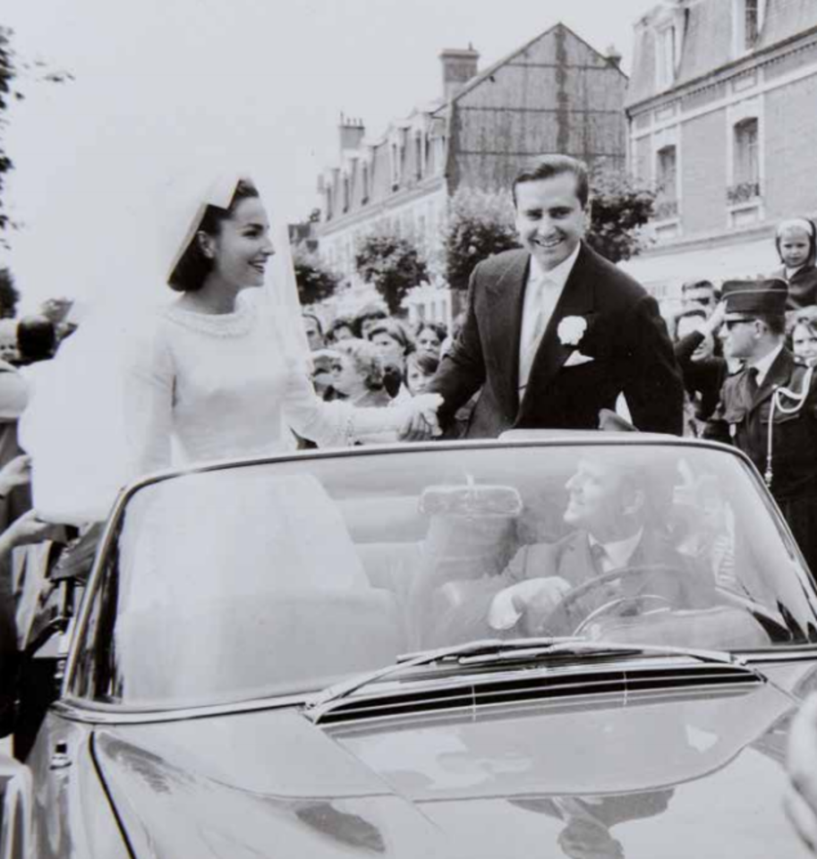  Grafų d'Ornanų vestuvės 1963-iųjų vasarą.