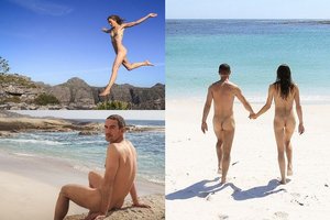 Dar viena nudistų pora leidžiasi į žygius visiškai nuogi: „Tai padeda santykiams“