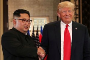 Vašingtonas: D. Trumpas gali susitikti su Kim Jong-unu po Naujųjų metų