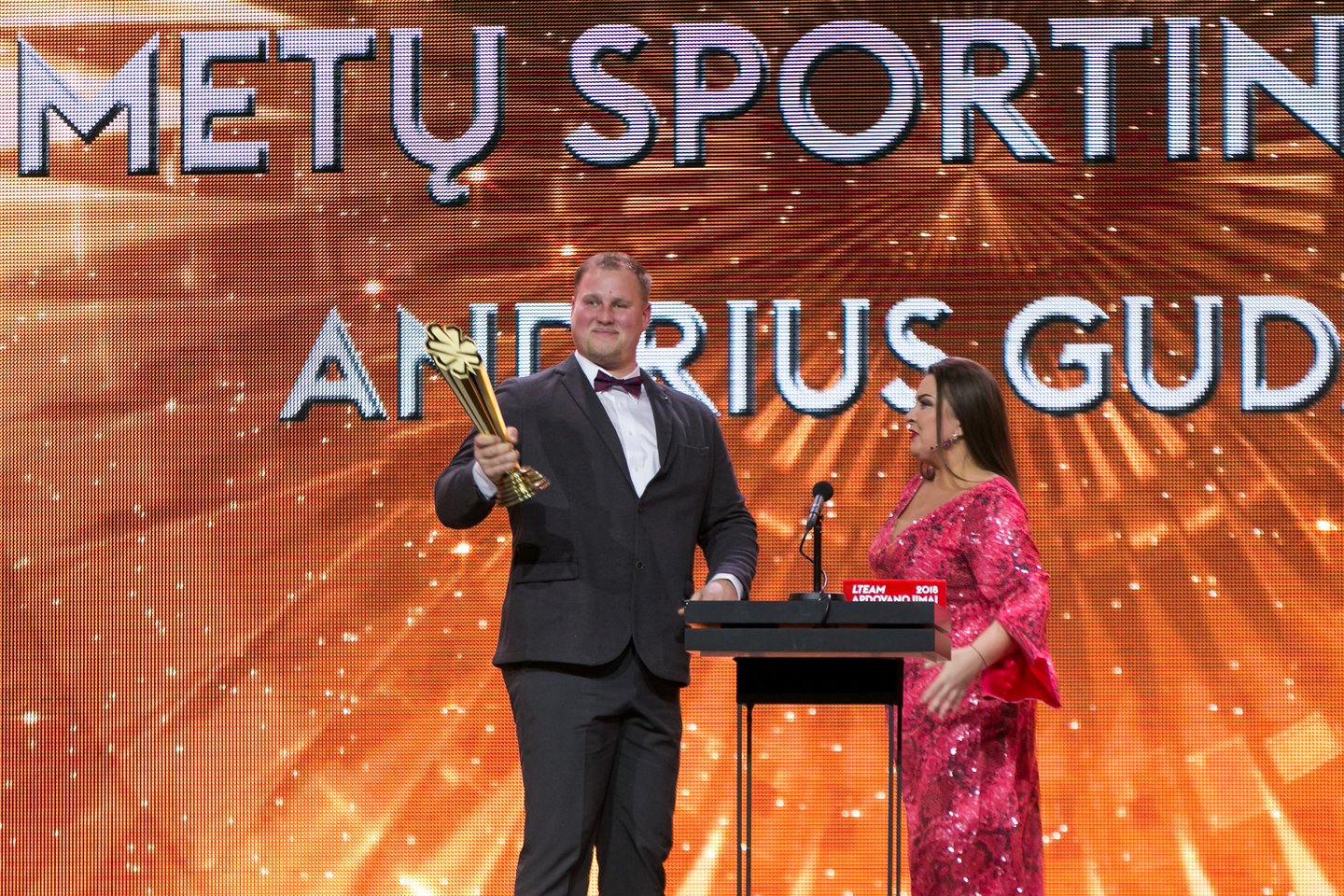 A.Gudžius tapo geriausiu metų sportininku.<br>T.Bauro nuotr.
