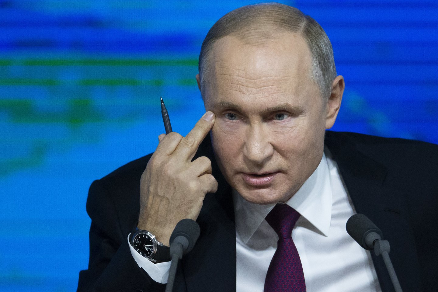  Rusijos prezidentas Vladimiras Putinas pripažino, kad Rusijoje egzistuoja dopingo problema<br> AP nuotr.