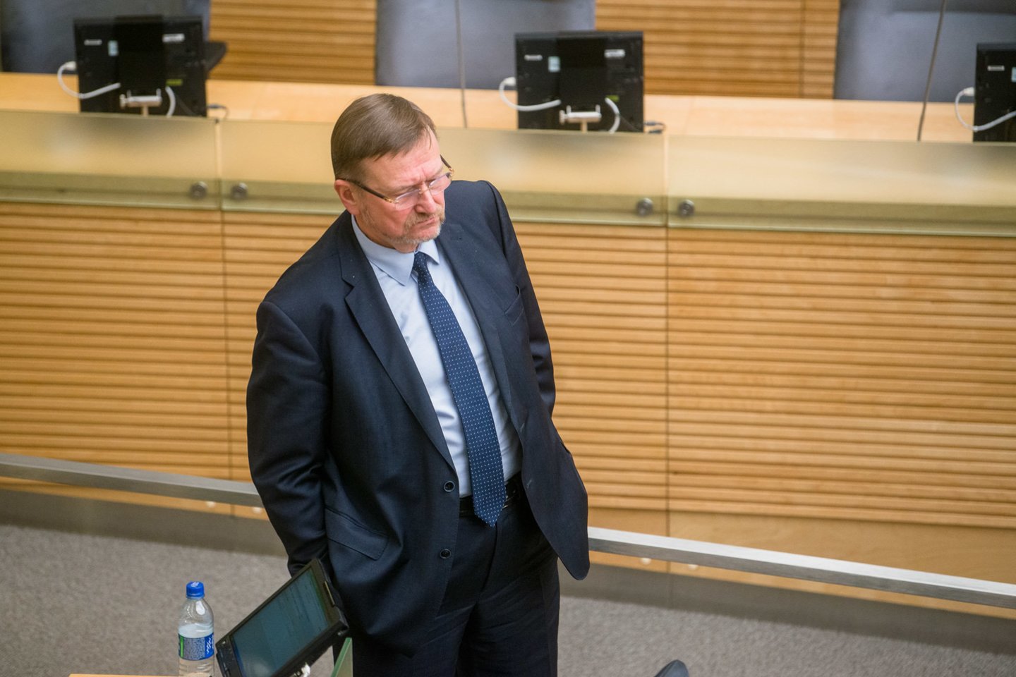 Paskutiniame Seimo posėdyje buvo svartomasir LRT klausimas.<br> J.Stacevičiaus nuotr.