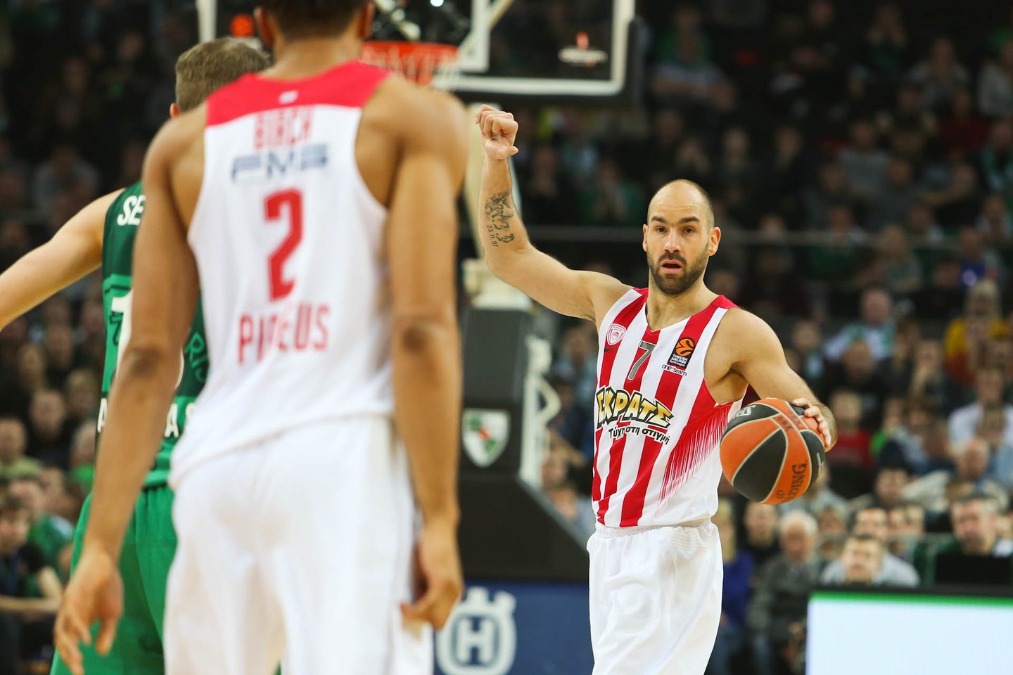 V.Spanoulis aštuntą kartą tapo savaitės žaidėju.<br>G.Bitvinsko nuotr.