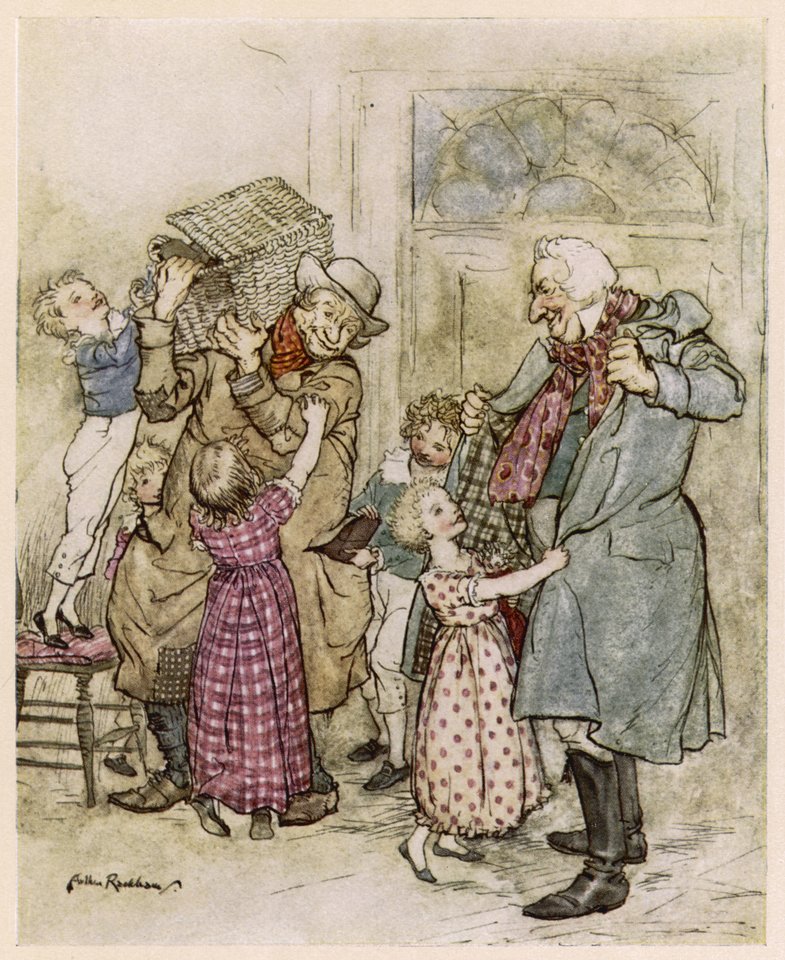 Novelėje „Kalėdų giesmė“ Ch.Dickensas nepamiršo paminėti kalakuto.<br> Mary Evans Picture Library/Scanpix nuotr.