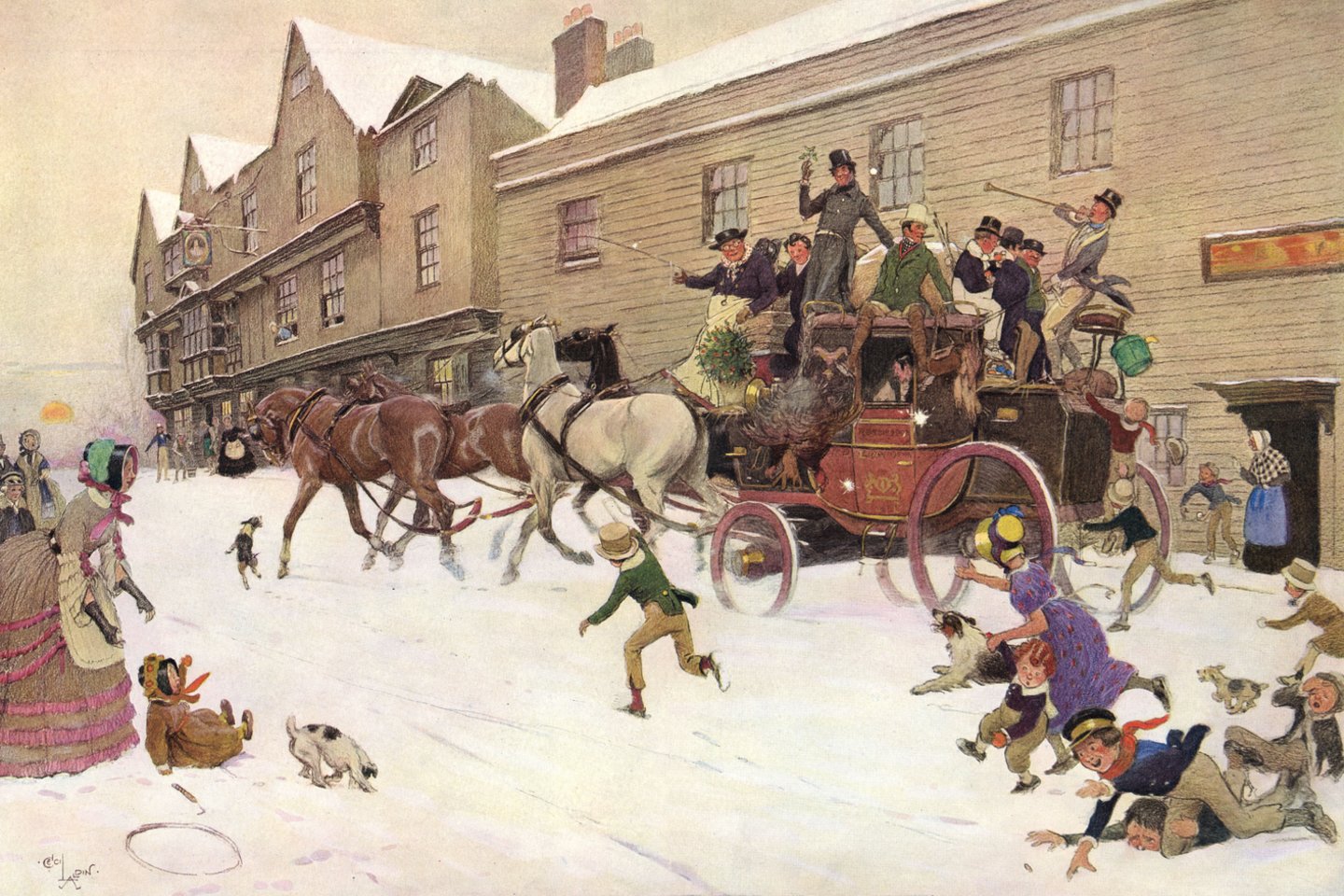 Novelėje „Kalėdų giesmė“ Ch.Dickensas nepamiršo paminėti kalakuto.<br> Mary Evans Picture Library/Scanpix nuotr.