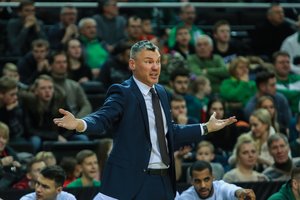 Sunki pergalė nesugadino Š. Jasikevičiaus nuotaikos: „Spaudos konferenciją vesiu aš“