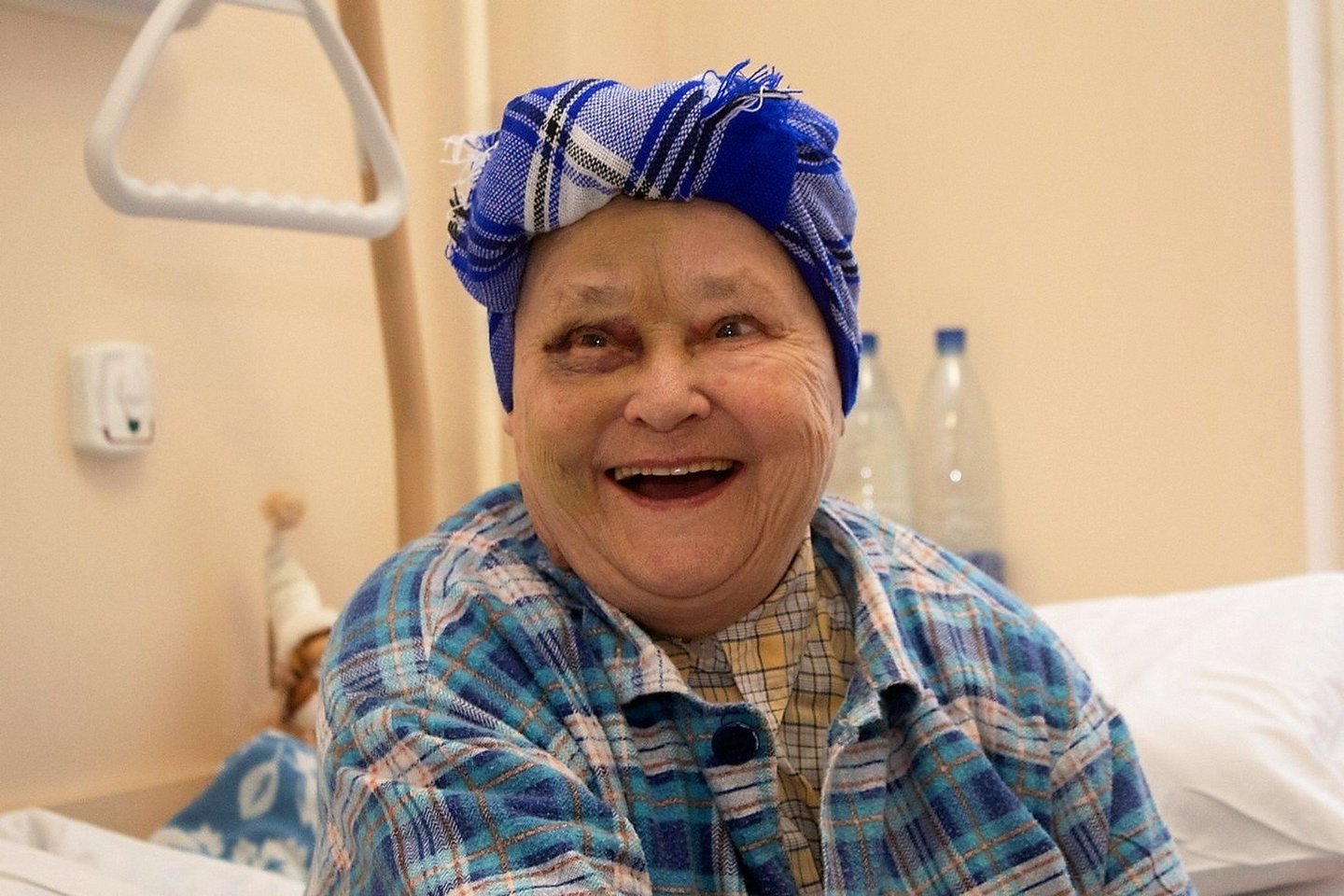 Vida Alfonsa sako, kad Kūčias ir Kalėdas ligoninėje sutiks pirmą kartą.<br> L.Varanausko (jp.lt) nuotr.