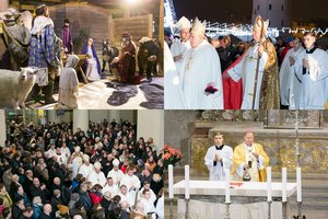 Vilniaus Katedroje – prakartėlės pašventinimas ir iškilmingos Bernelių mišios