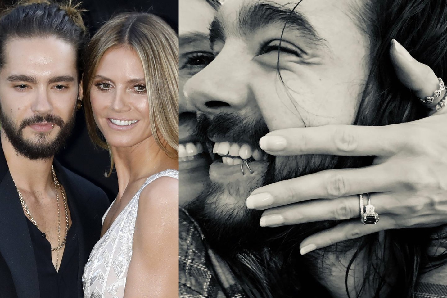 Heidi Klum ir Tom Kaulitz.<br>„Scanpix“ ir „Instagram“ nuotr.