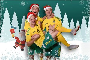 Lietuvos futbolo federacija sveikina sulaukus Šv. Kalėdų 