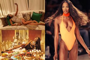 Ne kūnas, o „Ferrari“: supermodelis Naomi Campbell parodė, kaip prižiūri savo formas