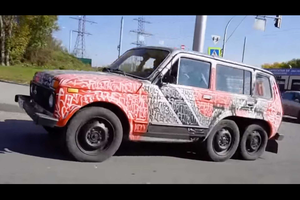 „Nivą“ pavertė pačiu keisčiausiu visureigiu – liko tik viena problema