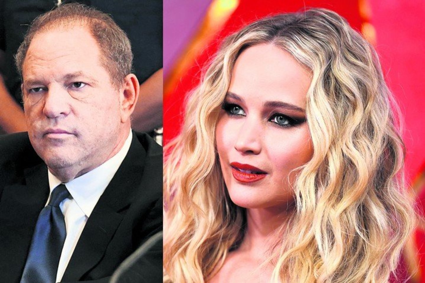Teigiama, kad į Harvey Weinsteino pinkles buvo patekusi ir Jennifer Lawrence. <br>AFP / „Scanpix“ nuotr.