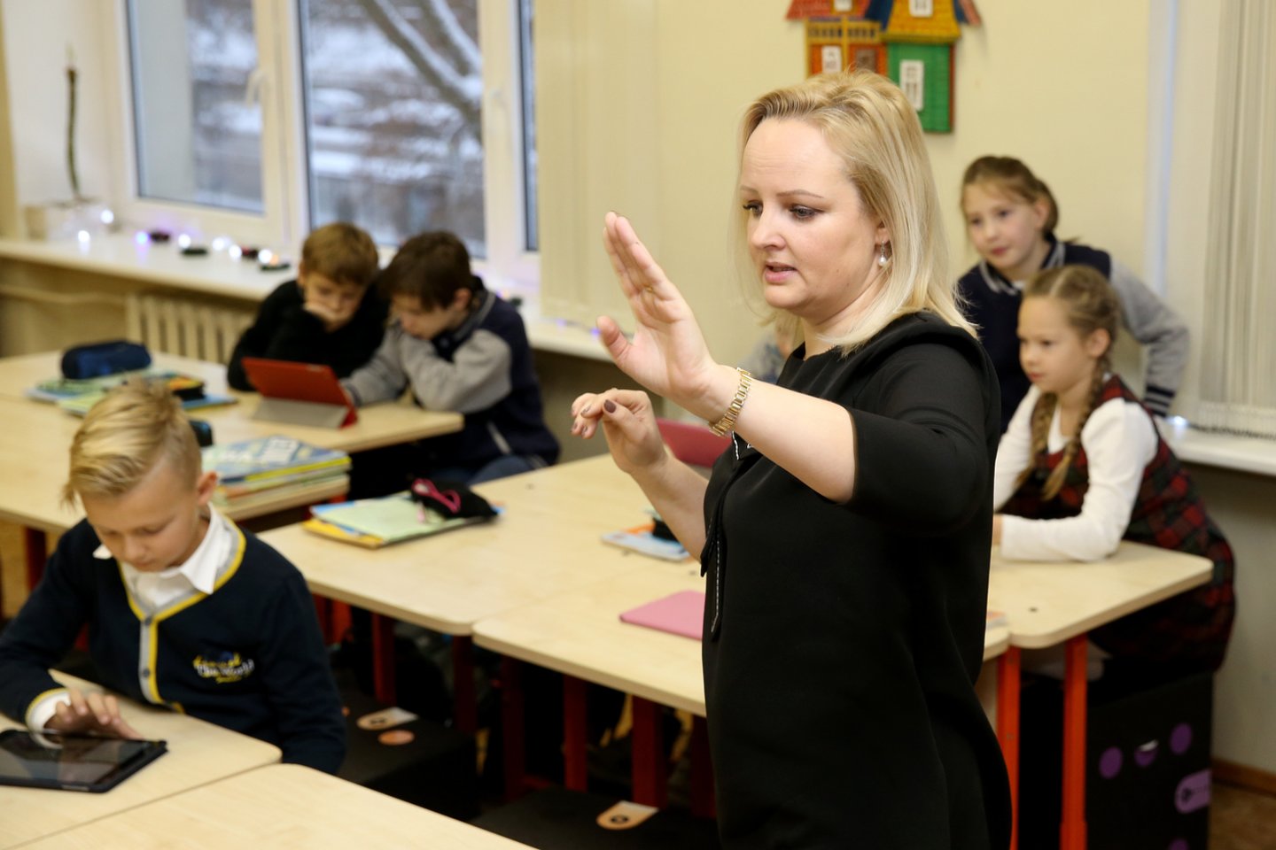 VGTU licėjaus pradinių klausių mokytoja Rūta Filončikienė<br>R.Danisevičiaus nuotr.