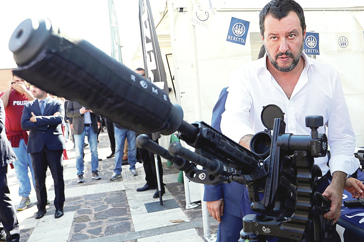 Italas M.Salvini siekia sukurti atsvarą Briuseliui ir sugriauti Europos Sąjungą.