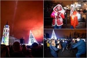 Lietuva pasitiko 2019-uosius: aidėjo šūksniai, sveikinimai ir fejerverkų sprogimai