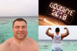 Galiūnas Žydrūnas Savickas Naujuosius pasitiko egzotiškoje vietoje