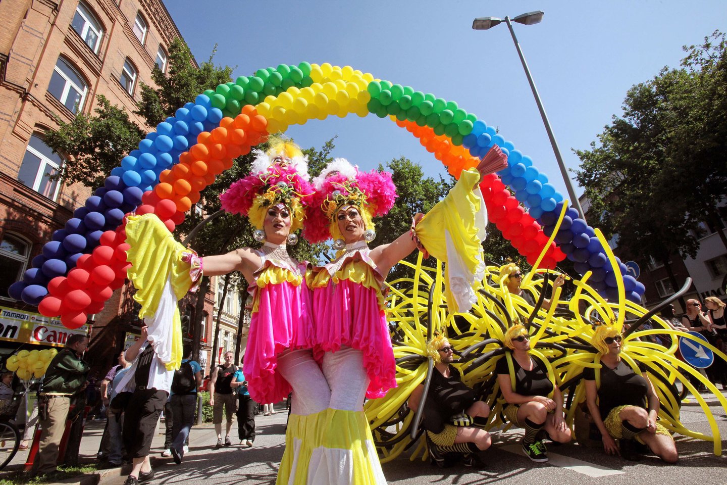  LGBT parado Vokietijoje dalyviai<br> AFP/Scanpix nuotr.
