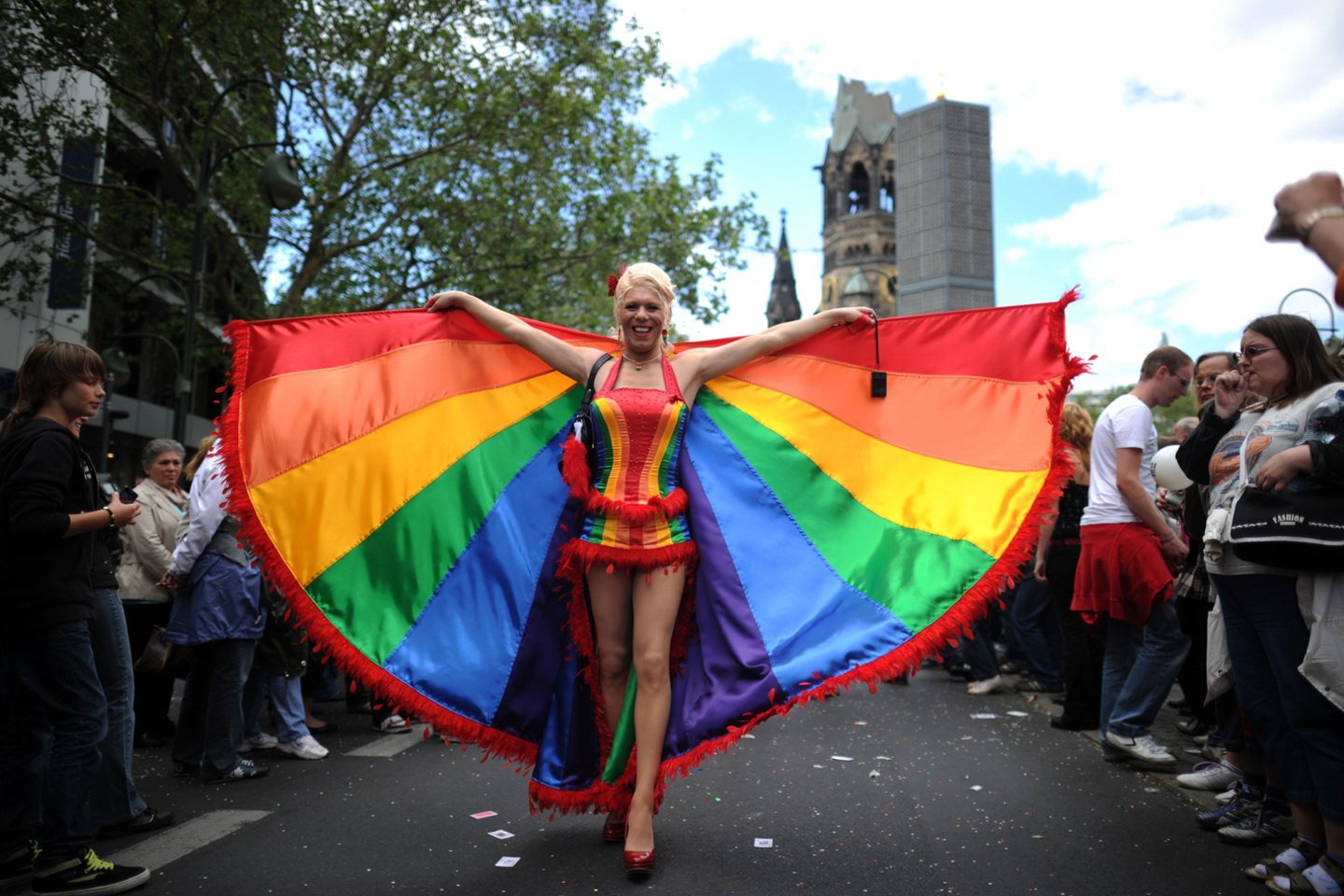  LGBT parado Vokietijoje dalyviai<br> AFP/Scanpix nuotr.