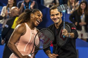 Roger Federeris pirmąjį kartą karjeroje žaidė prieš Sereną Williams